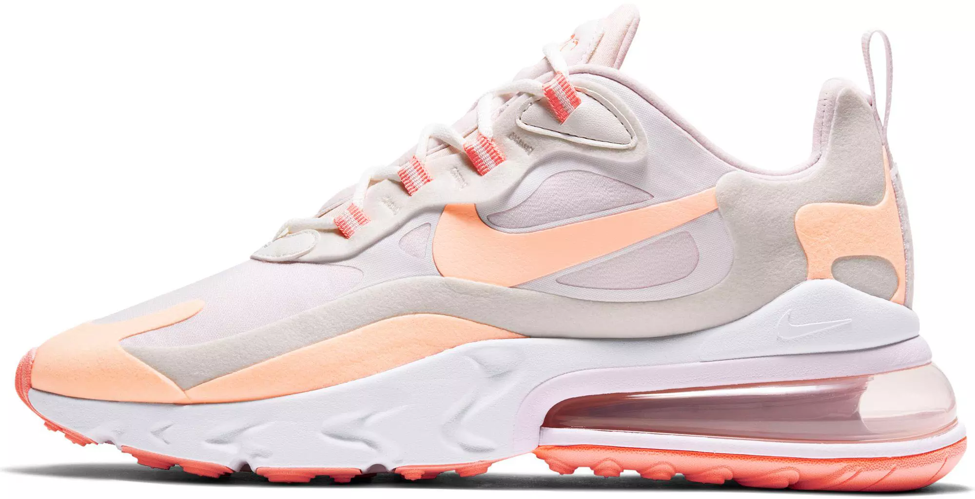 Nike Air Max 270 React Sneaker Damen Summit White Crimson Tint Light Violet Im Online Shop Von Sportscheck Kaufen
