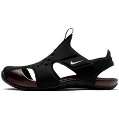 Nike Sunray Protect 2 Badelatschen Kinder black-white
