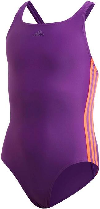 adidas FIT SUIT 3S Y Badeanzug Kinder glory purple-app solar red