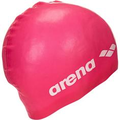 Rückansicht von Arena Classic Silicone Badekappe Kinder fuxia-white