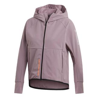 adidas TERREX Felsblock Hooded Fleecejacke Funktionsjacke Damen Lila