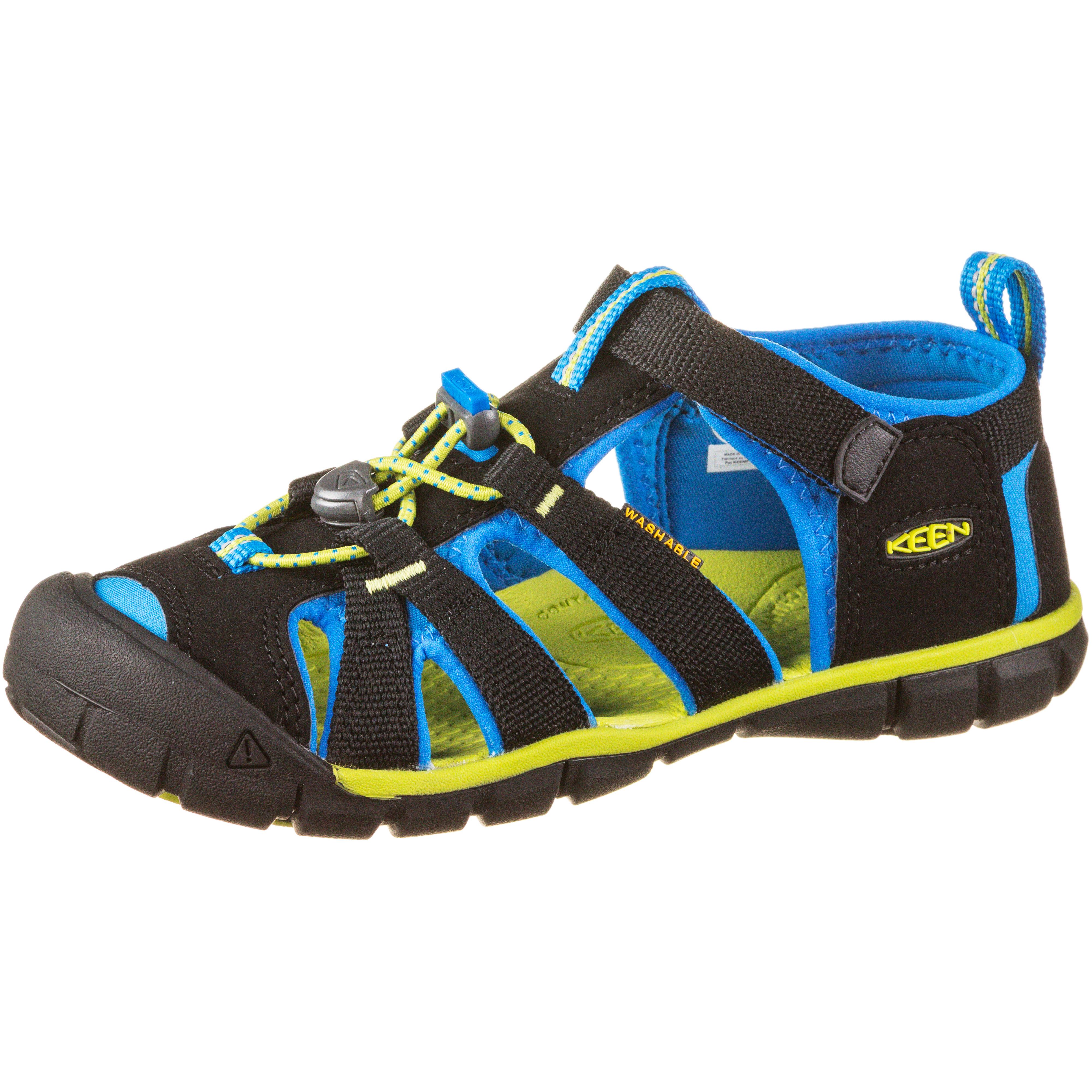 Keen SEACAMP II CNX Outdoorsandalen Kinder - black-brilliant blue