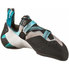 Rückansicht von Scarpa Veloce Kletterschuhe Damen lightgray-maldive