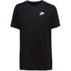 Nike NSW FUTURA T-Shirt Kinder - black-white