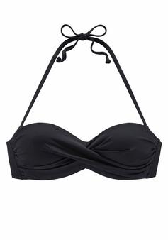 Lascana Bikini Oberteil Damen schwarz