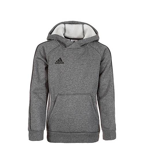 Adidas Core 18 Hoodie Jungen grau schwarz im Online Shop adidas Core 18 Hoodie Kinder schwarz |