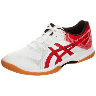 ASICS GEL-ROCKET 9 Fitnessschuhe Herren wei&szlig; / rot