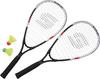 Sunflex SONIC SPEED SET II Badminton Set - schwarz