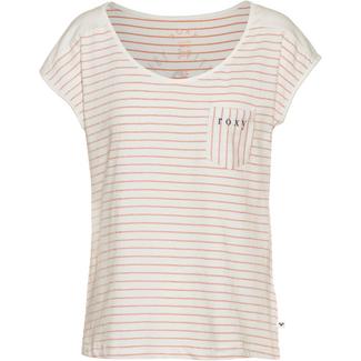 Roxy T-Shirt Damen cafe creme stan stripe