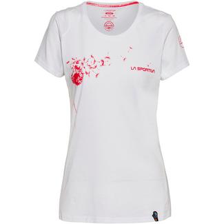 La Sportiva Windy T-Shirt Damen white-hibiscus