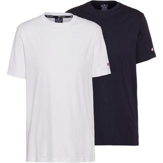 CHAMPION Shirt Doppelpack Herren white-sky capitain