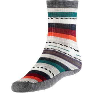 Smartwool Merino Light Cactus Print Crew Wandersocken Damen medium grey