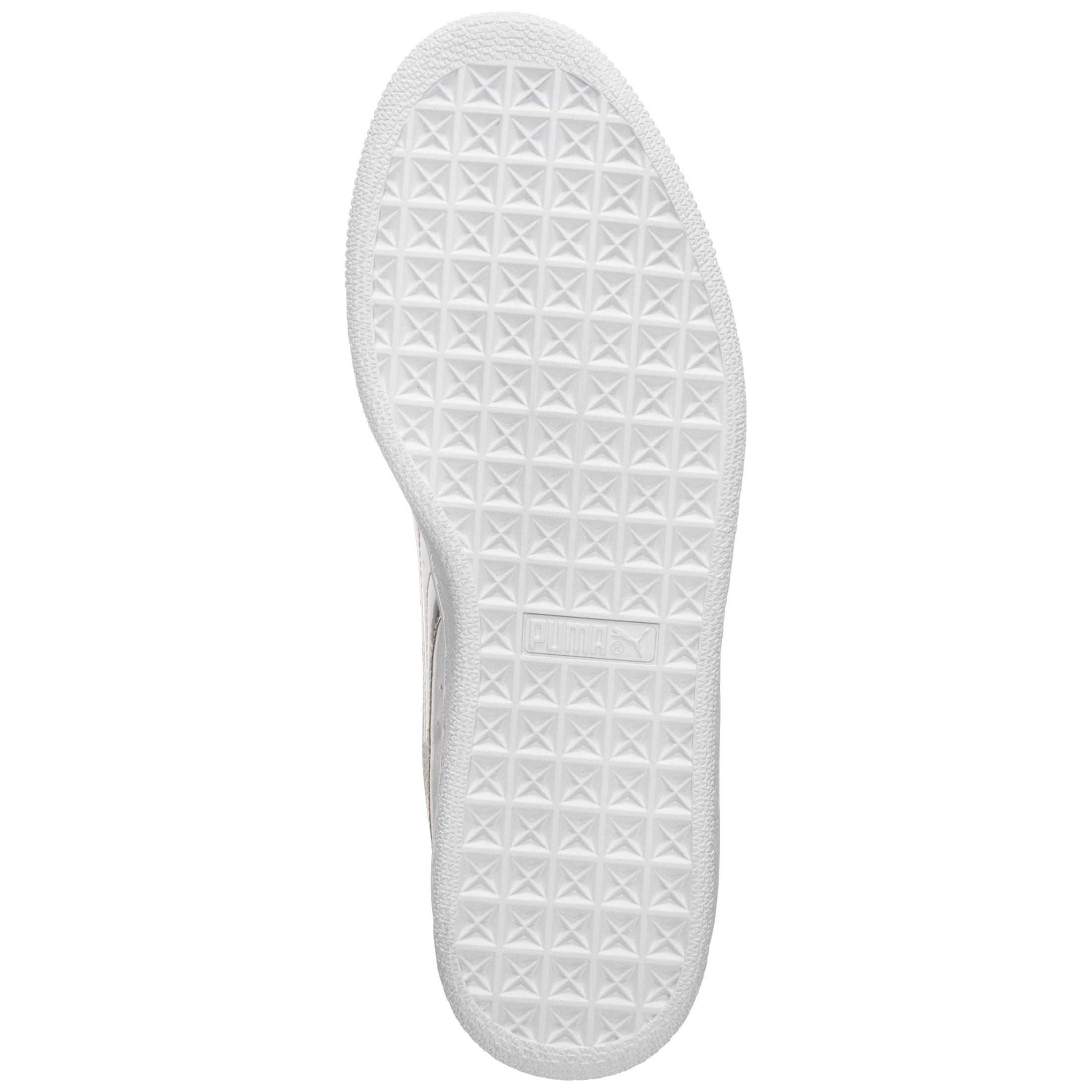 Puma Basket Badge Trailblazer Metallic Sneaker Damen Weiss Gelb Im Online Shop Von Sportscheck Kaufen