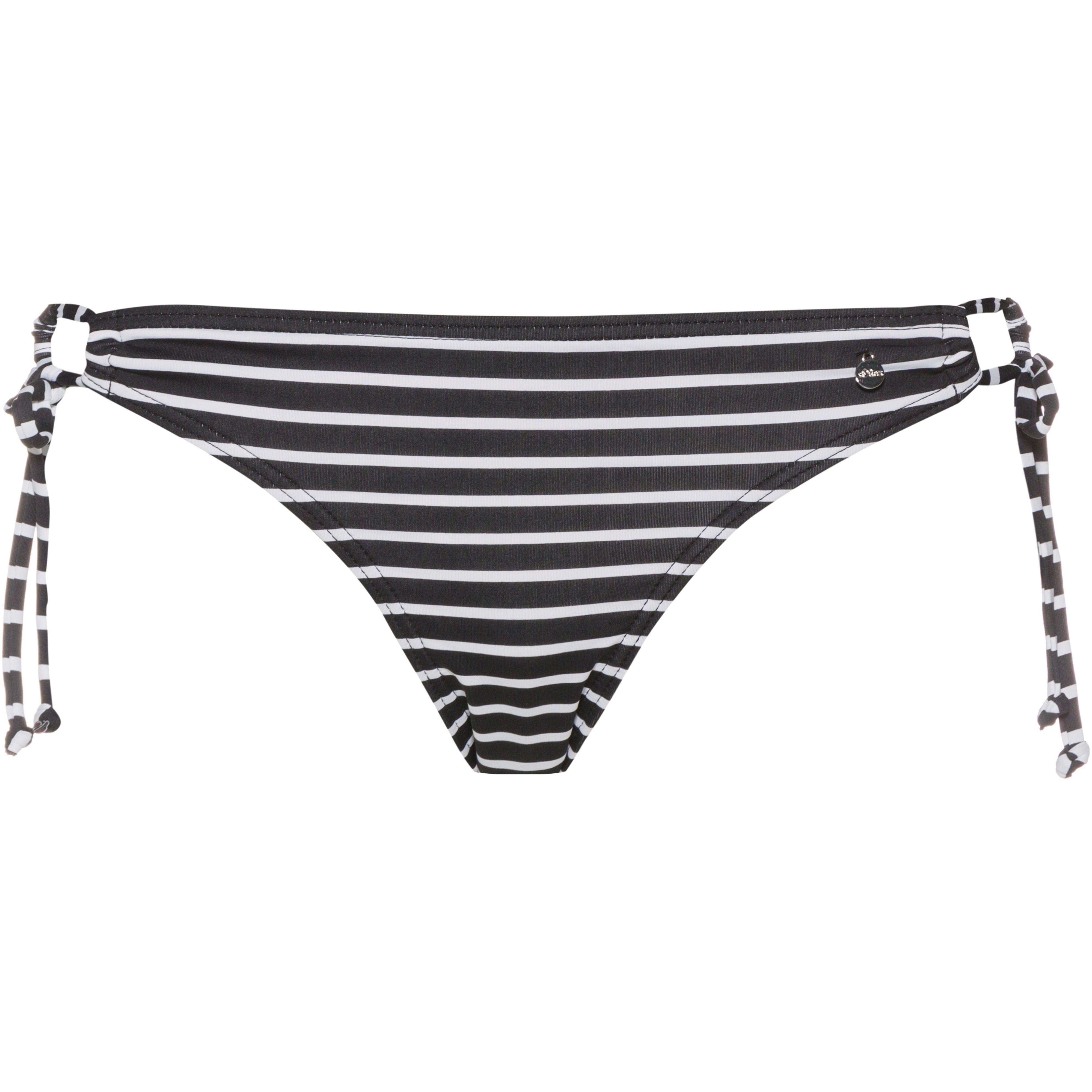 S.OLIVER Bikini Hose Damen schwarz-weiß gestreift