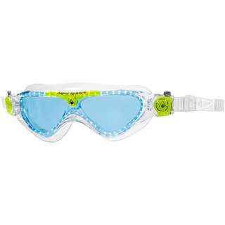 Aquasphere Vista Junior Schwimmbrille Kinder blue lens-clear lime