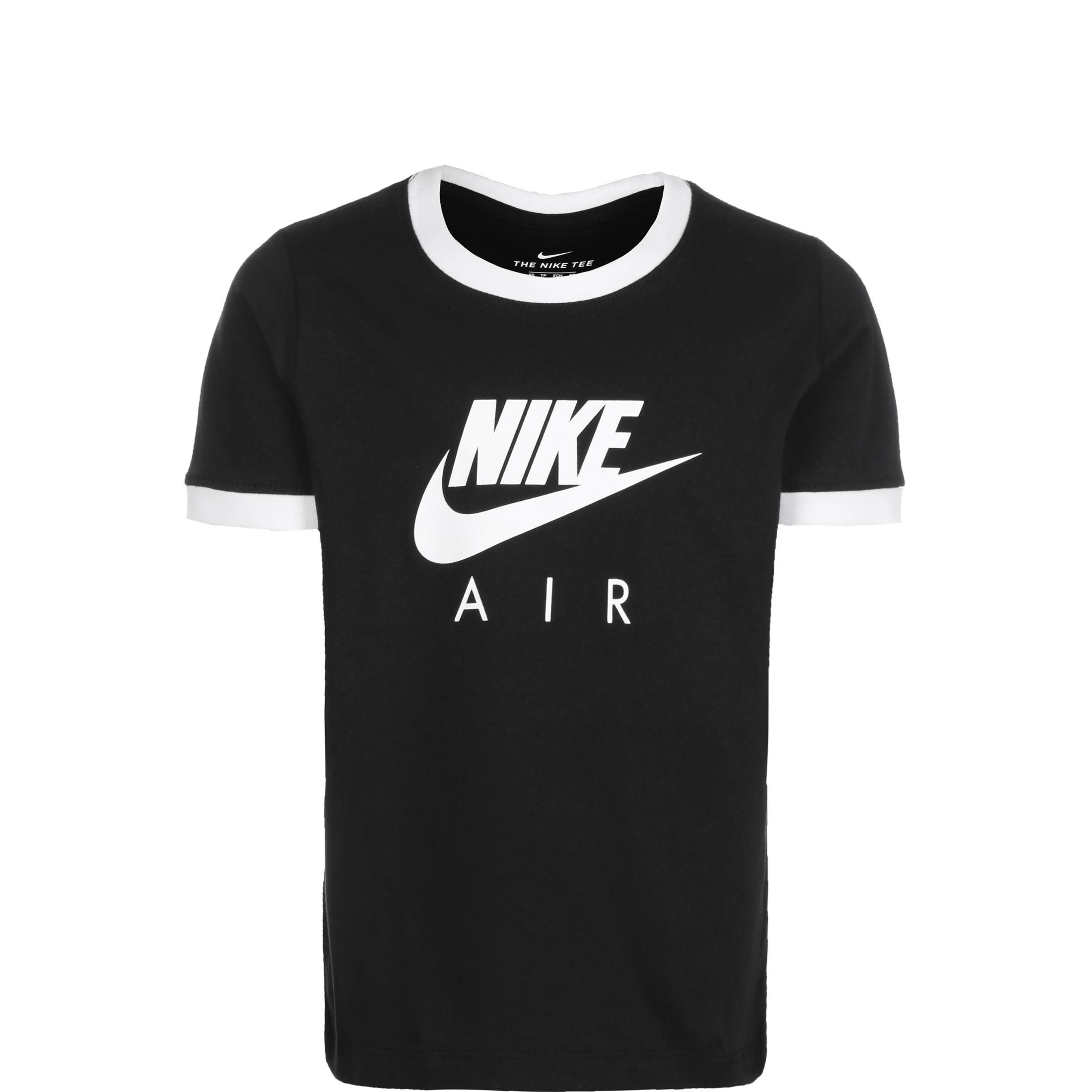 Nike Air Logo Ringer T Shirt Madchen Schwarz Weiss Im Online Shop Von Sportscheck Kaufen