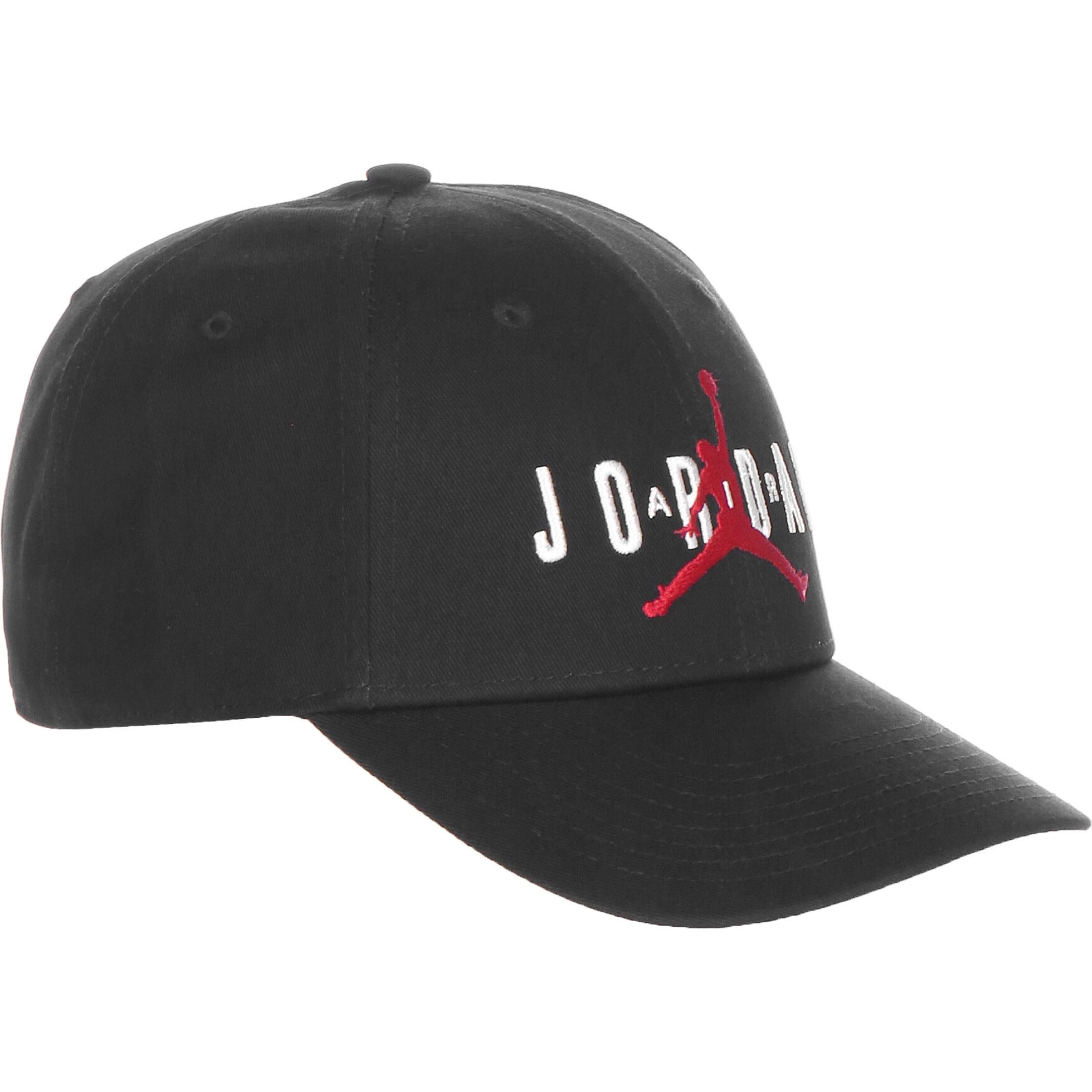 jordan cap schwarz rot
