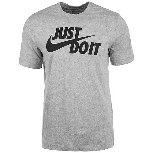 Nike Just Do It Swoosh T Shirt Herren grau schwarz im Online Shop von SportScheck kaufen Nike Just Do It Swoosh T Shirt Herren grau schwarz im Online Shop von SportScheck kaufen