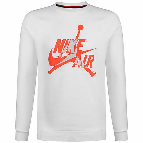 Nike Jordan Jumpman Classics Crew Sweatshirt Herren weiß rot im Online Shop von SportScheck kaufen Nike Jordan Jumpman Classics Crew Sweatshirt Herren weiß rot im Online Shop von SportScheck kaufen