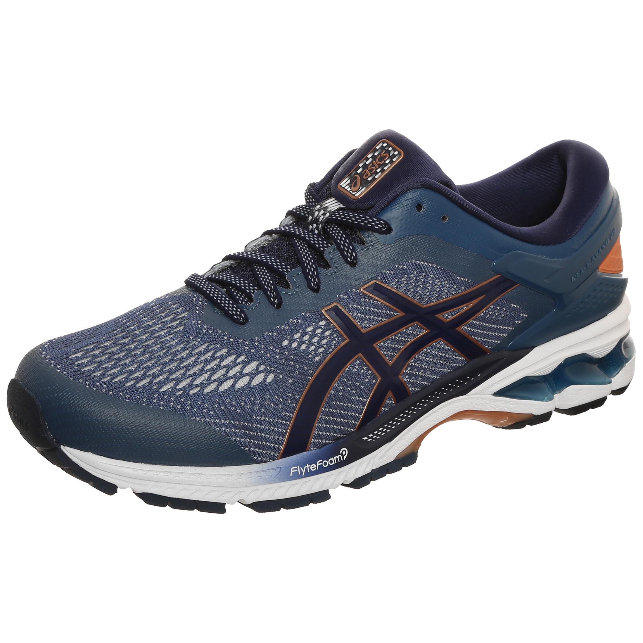 asics blau orange