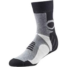 Rückansicht von Rohner basic trekking 2er Pack Wandersocken lgrey