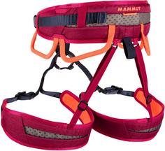 Rückansicht von Mammut Ophir Fast Adjust Women Klettergurt Damen sundown-safety orange