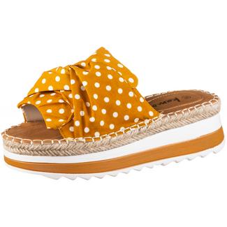 Kamoa PS DOTTY Sandalen Damen mustard