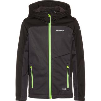 ICEPEAK Laurens Jr Softshelljacke Kinder black-grey