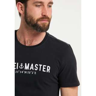 DreiMaster Printshirt Herren Schwarz