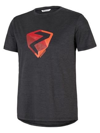 Ziener Printshirt Herren flint melange