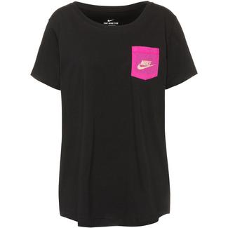 Nike Plus Size T-Shirt Damen black