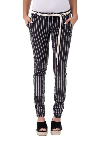 Blue Monkey Thea 10459 Chinohose Damen black