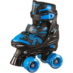 ROCES Quaddy Boy 3.0 Rollschuhe Kinder black-astro blue