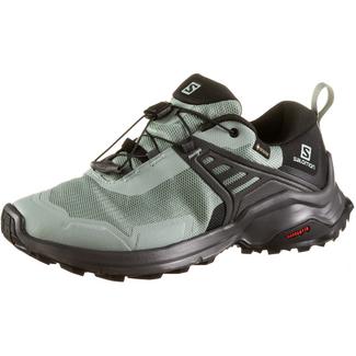 Salomon GTX&reg; X Raise Wanderschuhe Damen green milieu black magnet
