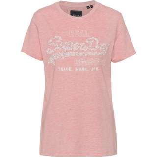 Superdry T-Shirt Damen soft pink marl