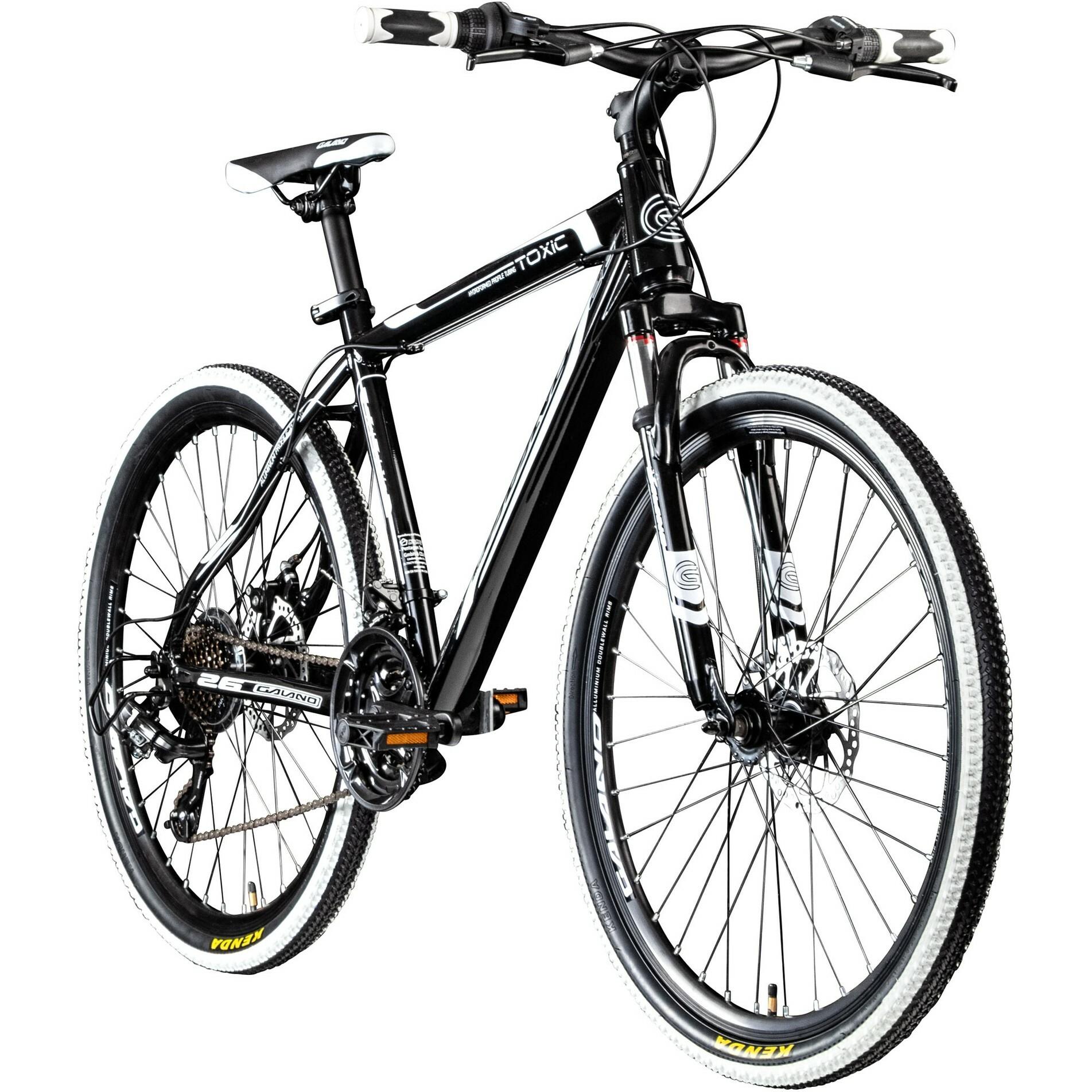 Galano Toxic 26 Mountainbike Hardtail Mtb Hardtail Schwarz Weiss Im Online Shop Von Sportscheck Kaufen