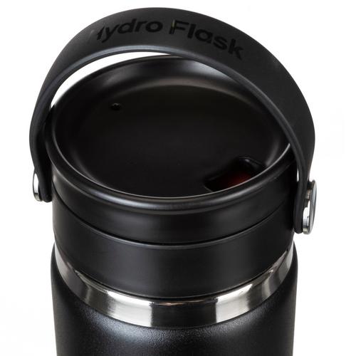 Rückansicht von Hydro Flask Wide Mouth Isolierflasche black