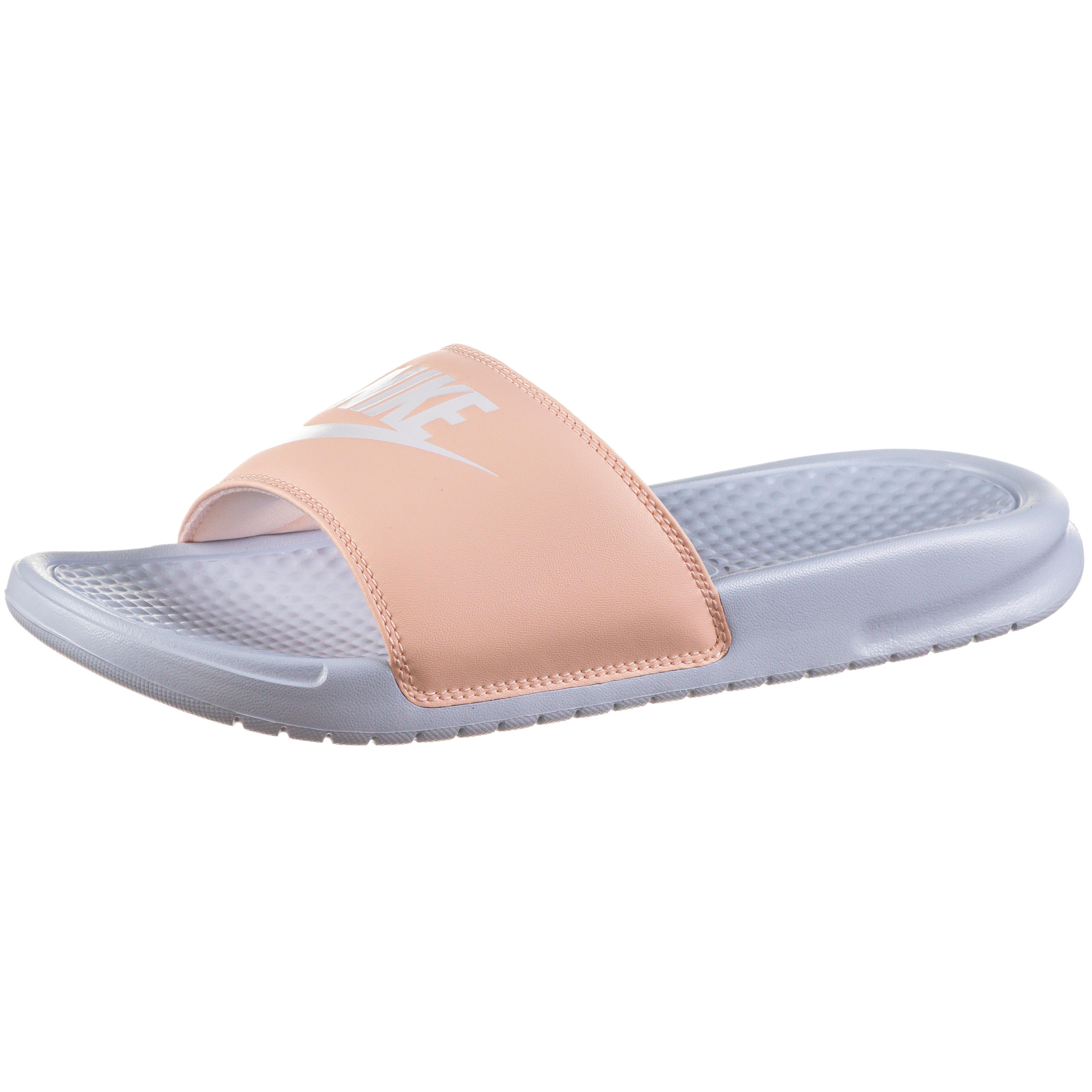 nike badelatschen lila gold