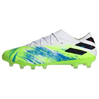 adidas Nemeziz 19.1 AG Fu&szlig;ballschuh Fu&szlig;ballschuhe Herren Cloud White / Core Black / Signal Green