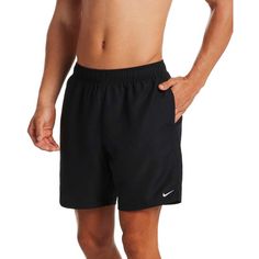 Rückansicht von Nike Volley Badeshorts Herren black