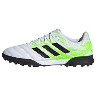 adidas Copa 20.3 TF Fu&szlig;ballschuh Fu&szlig;ballschuhe Herren Cloud White / Core Black / Signal Green