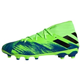 adidas Nemeziz 19.3 MG Fu&szlig;ballschuh Fu&szlig;ballschuhe Herren Cloud White / Core Black / Signal Green