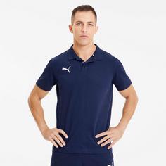 Rückansicht von PUMA teamGOAL Poloshirt Herren peacoat