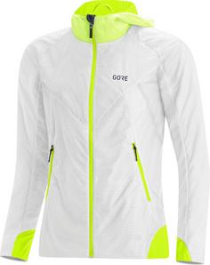 GOREWEAR GORE-TEX R5 Infinium Laufjacke Damen white-neon yellow