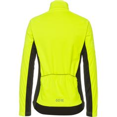 Rückansicht von GOREWEAR GORE-TEX C3 Thermo Fahrradjacke Herren neon yellow-black