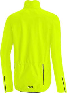 Rückansicht von GOREWEAR GORE-TEX C3 PACLITE Fahrradjacke Herren neon yellow