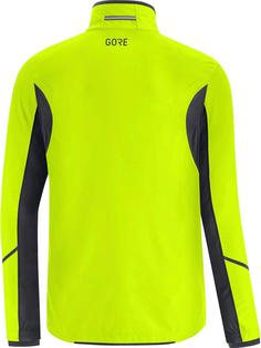 Rückansicht von GOREWEAR R3 Infinium Partial Laufjacke Herren neon yellow-black