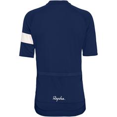 Rückansicht von Rapha Core Jersey Fahrradtrikot Herren medieval blue marl