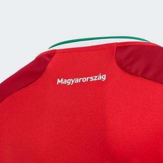 adidas Ungarn Heimtrikot Fu&szlig;balltrikot Kinder Red / Bold Green / White