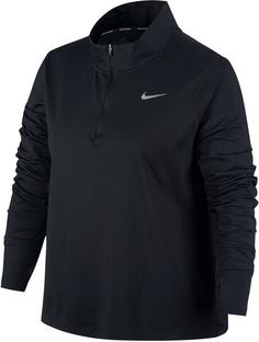 Nike Element Funktionsshirt Damen black-reflective silv